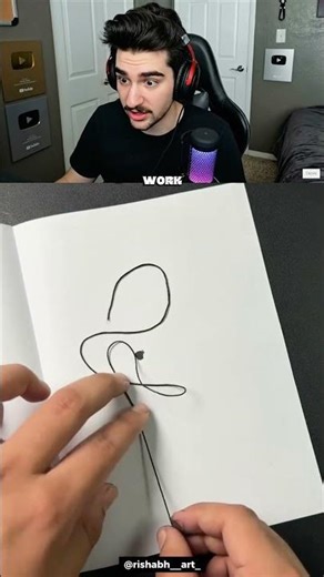 Drawing Bufferfly using Thread! 🤯 @rishabh art