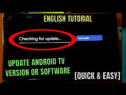 How To Update Android TV To Latest Version || Update System Software Or Version In Android Smart TV