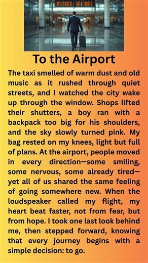 || To the Airport || Can Speak English || Can speak English Fast ||