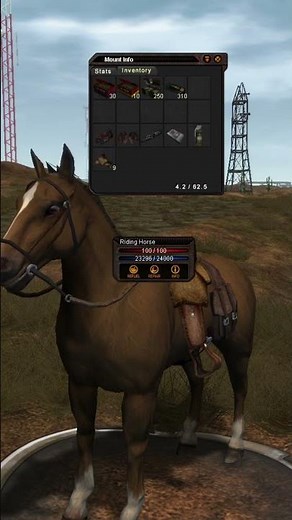 Fallen Earth Classic: How do I access my mount's inventory? #mmorpg #postapocalyptic #mmofps