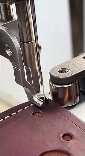 Perfect Leather Belt Stitching with an Industrial Sewing Machine