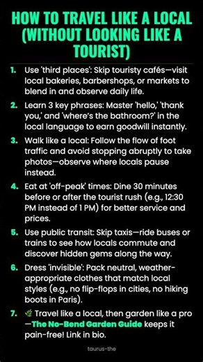 How to Travel Like a Local (Without Looking Like a Tourist) #ad (Verify Info)