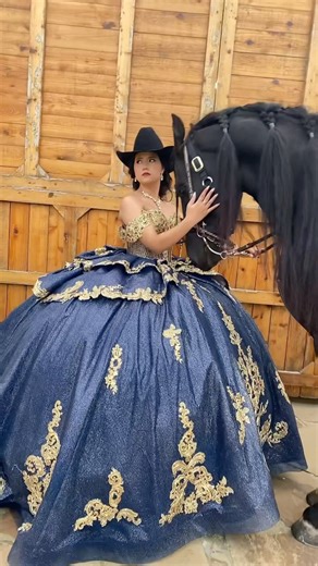 Princess Jewels on Instagram: "Outfit Check✅💙 New Dress Arrival !! In Store Now Call to schedule your In Store Experience and Say Yes to Your Dream Dress 👗✨💫 Location: @fgsranch_quince_photoshoot @fgsranch_caballosfrisones Dress: @princessjewelsllc @princessjewelsxvmodels @amabellaquince Makeup: @beautymuse_ @ximenareyess_ Hair: @hairglambymaggie Model: @armaslara25 Princess Jewels 4800 S Hulen St Suite 2195 Fort Worth TX 76132 ☎️ (682)224-3567 #fyp #fypシ #bailes #xv #tiktok #xv #quince #quin