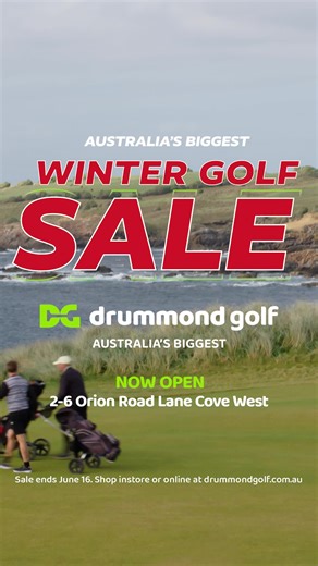 1K views · 90 reactions | A new home for golf in Sydney’s North. Drummond Golf Lane Cove now open — experience premium service, expert fitting, and the widest range, all backed by our Lowest Price Guarantee | Drummond Golf | Facebook