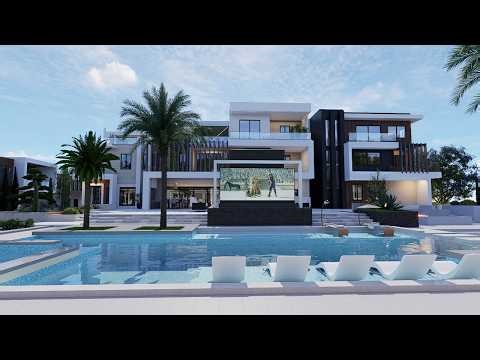 10 bedroom contemporary mansion design