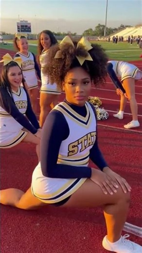 She Broke Character During Practice #shorts #cheer #relatable