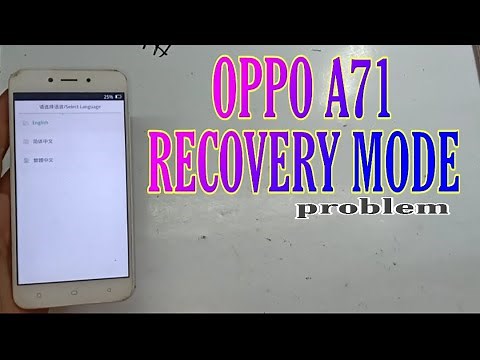 OPPO A71 RECOVERY MODE
