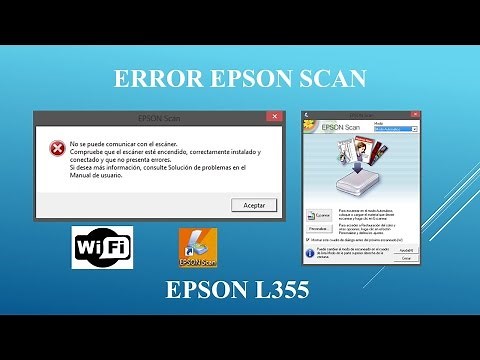 Error al escanear en red impresora EPSON L355