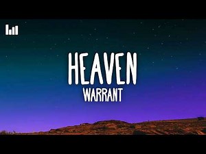 Warrant - Heaven (Lyrics)