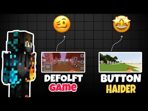 Minecraft Me Buttons Kaise Hide Kare 😱 | Secret Build Trick (Hindi)