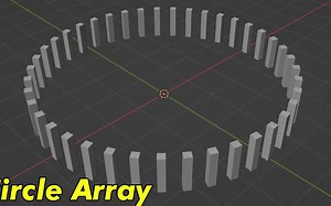 iBlender中文版插件Array Tools 教程如何制作圆阵列 |Blender技巧Blender