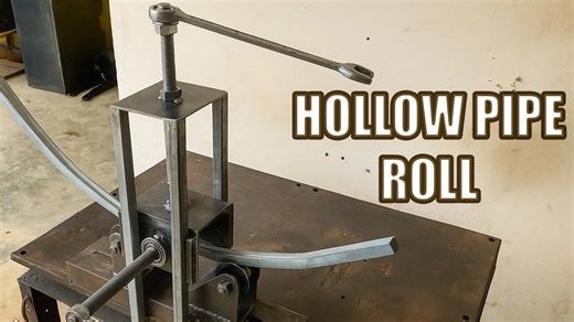 How to Make a Homemade Hollow Pipe Roll – The Ultimate DIY Tool for Welders!