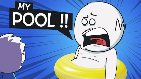 How kids accidentally destroy a swimming pool