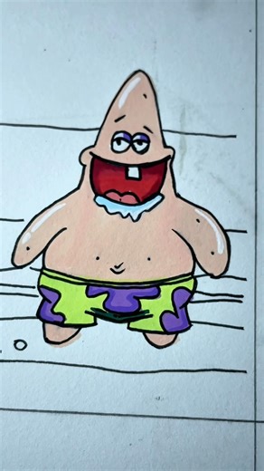 patrick 🗿 #art #drawing #patrickstar #patrick
