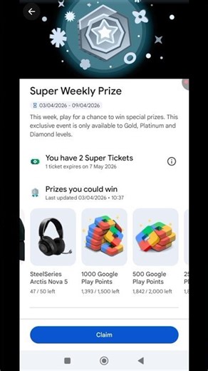 Google Play Points Weekly Prize 2026 ।। #PlayPoints🇧🇩 #GooglePlayPoints#WeeklyPrizes