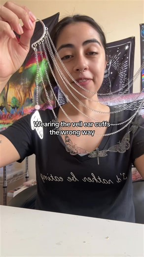 Veil Ear Cuffs as a Necklace: Unique Jewelry Idea