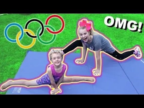 GYMNASTICS LESSONS W/ 5YR OLD TEACHER PARKER BALLINGER!!! - JoJo Siwa