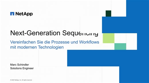 Next-Generation Sequencing | NetApp Video
