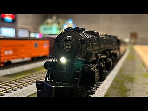 Broadway limited 2-6-6-4 Northfolk and Western steam locomotive review and run session