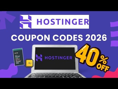 Hostinger Promo Code 2026 | Best Hostinger Coupon Code 2026 for Huge Hosting Discounts