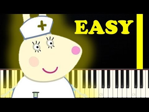 🎹 Peppa Pig – Busy Miss Rabbit | Piano Tutorial (Easy & Fun!)