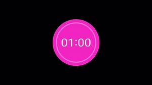 One Minute Countdown Timer Animation 60 Stock Footage Video (100% Royalty-free) 3645257239 | Shutterstock