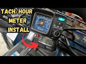 How To Install a Tachometer on an ATV, Motorcycle, Dirtbike, Generator, Powersport. #suzuki #Honda