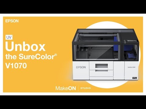 Unboxing the SureColor® V1070 Desktop UV Printer | A Step-by-Step Tutorial