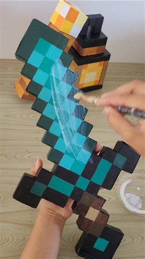 Minecraft Diamond Sword 💎Tutorial here📍