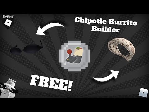 How To Get 7 Free UGC Items In Chipotle Burrito Builder | Roblox #roblox #lightningrobotz