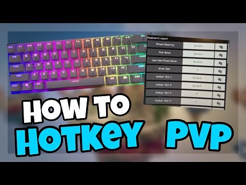 How to HOTKEY for PVP + My Settings