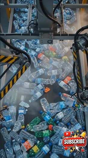 The Journey of a Plastic Bottle | From Waste to New Product in 30 Seconds