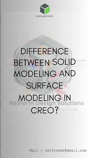 What is the difference between solid modeling and surface modeling in Creo?