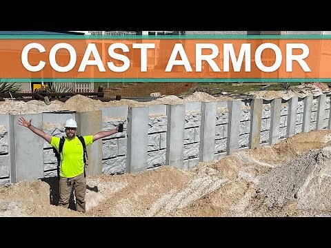 New Sea Wall / Bulkhead Product in Florida (Coast Armor)