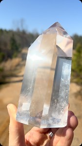 Water clear quartz point from Brazil 🇧🇷 with phantoms 👻 AVAILABLE #quartz #crystals #minerals #crystallove #phantoms #discover #exploremore #brazil | Avant Mining LLC