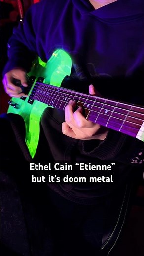 Ethel Cain “Etienne” doom metal guitar cover