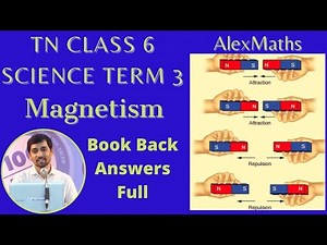 6th Std Science Term 3 Book Back Answers | Magnetism | Unit 1 | Samacheer | Tamil