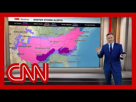 Massive winter storm begins, threatening catastrophic ice and snow