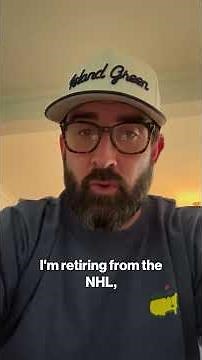 11-year New York Islander, Cal Clutterbuck, flexes his Masters merch and calls it a career 🫡 #shorts