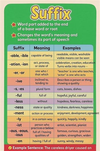 Suffixes: The Ultimate Guide to Changing Word Meanings