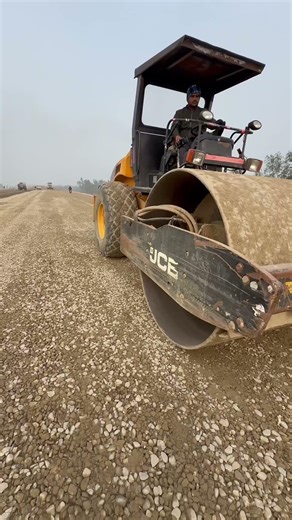 JCB soil compactor roller #danveersinghmoradabad #caterpillar #jcb #constructionequipment