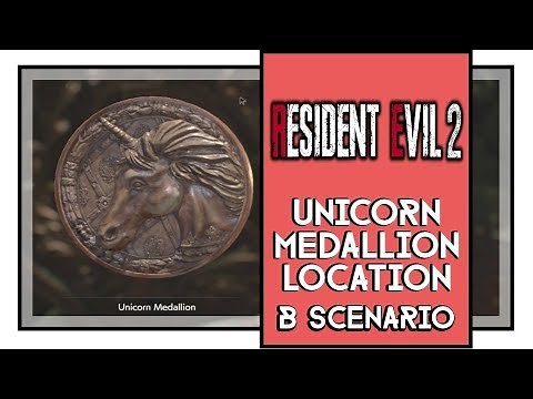 Resident Evil 2 Remake Unicorn Statue Puzzle Solution B SCENARIO (2nd run)