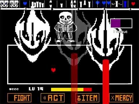 Sans Simulator Gameplay!!!! (Find on Gamejolt) LINK IN DESC!