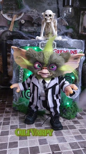 Gremlins collection | Mohawk Beetlejuice is ready to hit the stage. A little chaos, a little magic — and a whole lot of personality. I’ve wanted to bring this... | Instagram