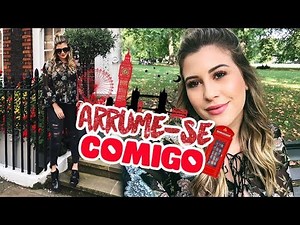 Arrume-se comigo em Londres - maquiagem e look
