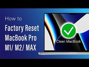 Factory Reset for MacBook M1 M2 M3 M4 Pro | How to completely Erase your Mac