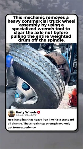 HEAVY TRUCK WHEEL REMOVAL MADE EASY