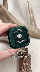 Check out our NEW Sarita Stacking Band, perfect for any wedding ring. Pair it with The Azel or The Brazoria for a timeless look that’s as unique as your love story. Which set is your favorite? #AntlerRings #WeddingSets #WeddingBand #TimelessElegance #WesternElegance #AntlerInlay #Huntress #HuntingSeason #Camo #DeerHunting #WeddingBands | AntlerRings.com