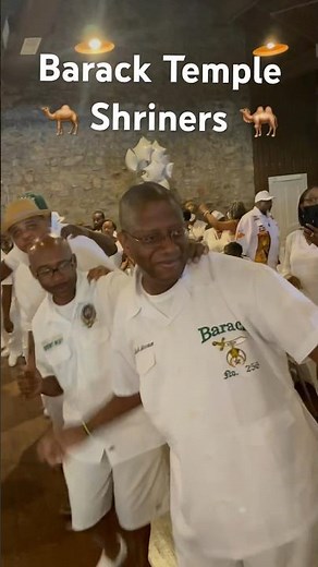 Prince Hall Shriners, AEAONMS, Barack Temple #256 Nobles riding in at White party. #shriners