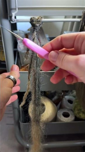 Making Custom Synthetic Dreads | Handmade Festival Hair #syntheticdreads #festivalhair #handmade